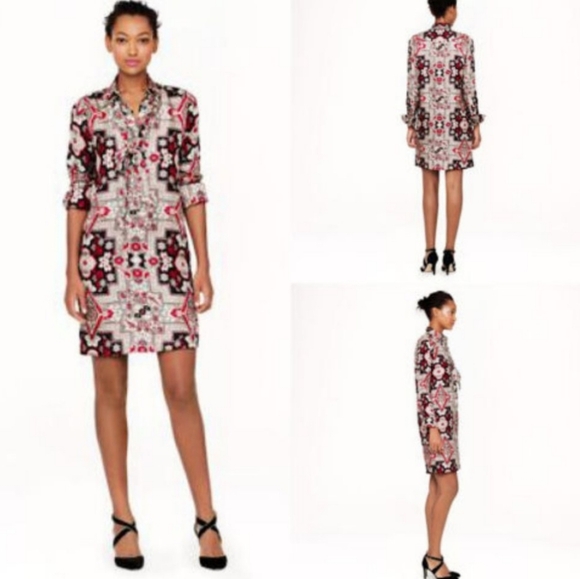 J. Crew Collection Silk Tapestry Tunic Dress - Picture 3 of 12